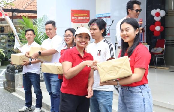 Rayakan HUT ke-81 RI, Kantor Pertanahan Bangli Bangun Semangat Kebersamaan dan Kekompakan