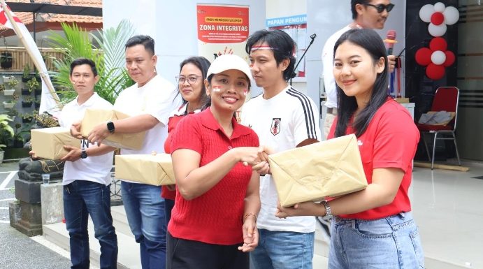 Rayakan HUT ke-81 RI, Kantor Pertanahan Bangli Bangun Semangat Kebersamaan dan Kekompakan
