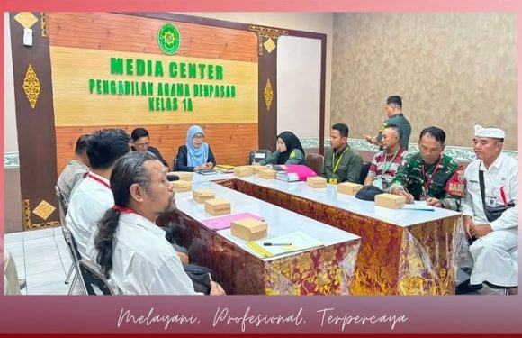 Petugas Kantah Kota Denpasar Hadir Pada Rapat Koordinasi Pra Esekusi Tanah di Kelurahan Sesetan.