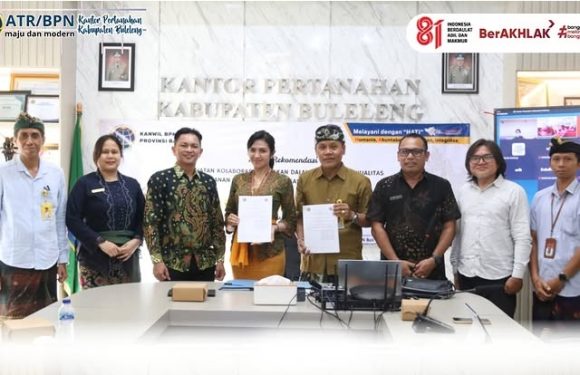 Kantah Buleleng Bersama Kanwil BPN Bali Gelar Sosialisasi Dalam Rangka Penguatan Kebijakan Peningkatan Kualitas Pelayanan Publik dan Optimalisasi Pendapatan Daerah.