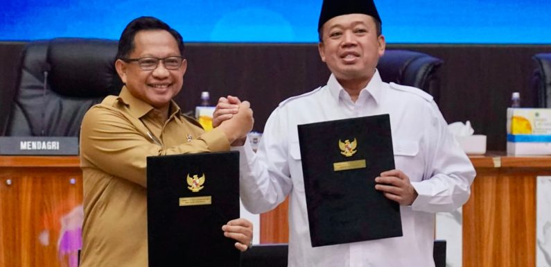 Menteri ATR/Kepala BPN dan Mendagri Sepakati Pengintegrasian NIB dan NOP