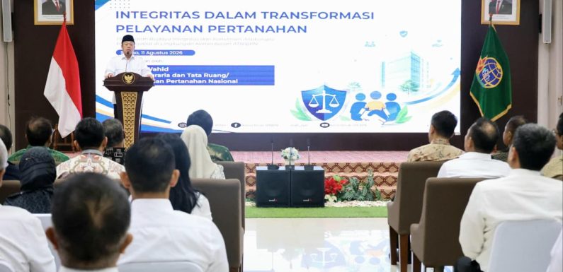 Buka PRESTASI Bersama KPK, Menteri ATR/Kepala BPN Tanamkan Semangat Bekerja Mempermudah Rakyat