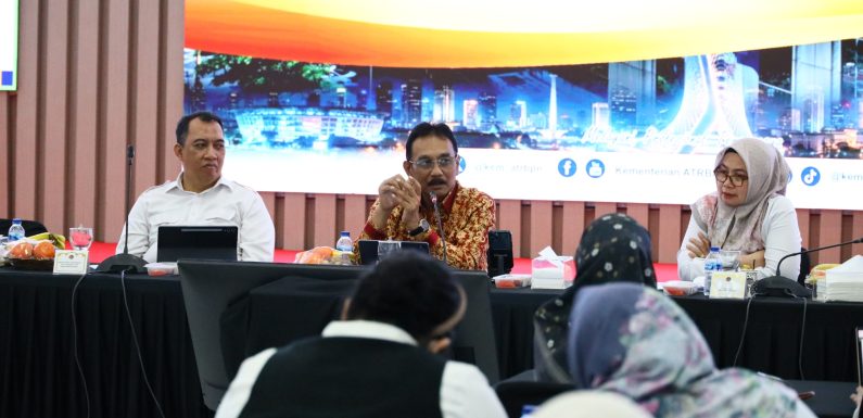 Sekjen ATR/BPN Imbau Jajaran Satukan Visi Dukung Transformasi Layanan