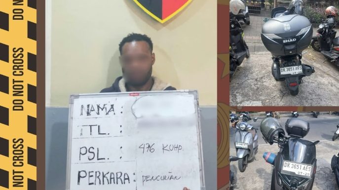 Tak Kunci Stang, Motor NMAX Warga Dicuri, Pelaku Diamankan Unit Reskrim Polsek Dentim