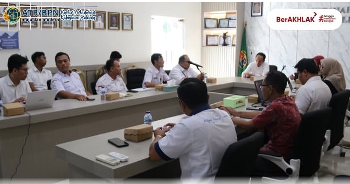 Kantah Buleleng Gelar Rapat Koordinasi Pengendalian Alih Fungsi Lahan Sawah di Kabupaten Buleleng.