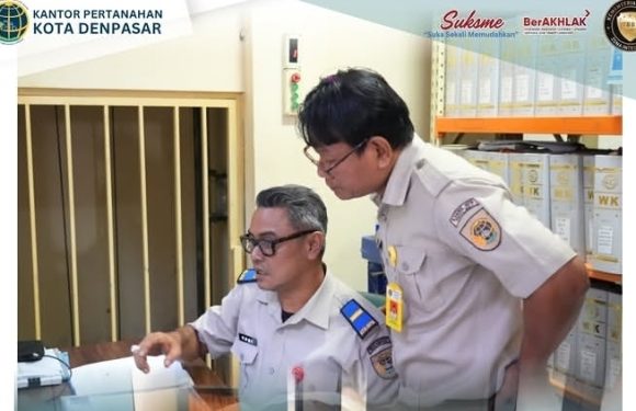 Kanwil BPN Provinsi Bali Melakukan Monitoring Pada Kantah Kota Denpasar Gula Peningkatan Kualitas Pelayanan dan Hubungannya Masyarakat.