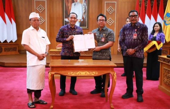 Kantor Pertanahan Kabupaten Klungkung Melakukan Perjanjian Kerja Sama Dengan Pemerintah Daerah, Perkuat Integrasi Data Pertanahan dan Perpajakan Daerah.
