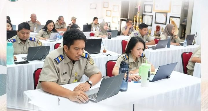 18 Pegawai Kantah Kota Denpasar Mengikuti Uji Kompetensi KRS Jabatan Pengawas Tahun 2026.