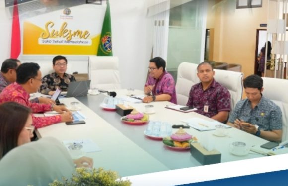 Kantah Kota Denpasar Gelar Rapat Bersama Pemerintah Daerah Terkait Percepatan Sertipikasi Elektronik Tanah Aset Pemerintah.