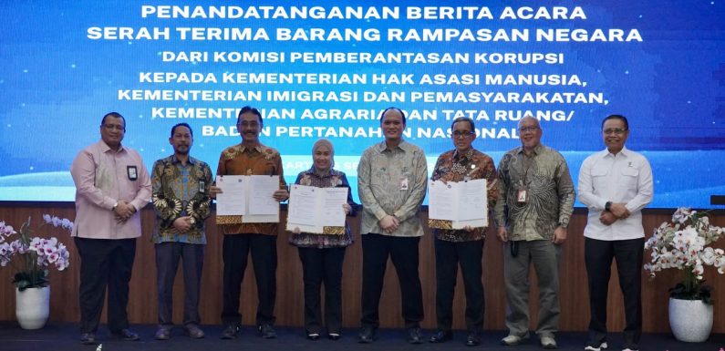 Terima Barang Rampasan Negara dari KPK, Sekjen ATR/BPN: Untuk Mendukung Layanan kepada Masyarakat