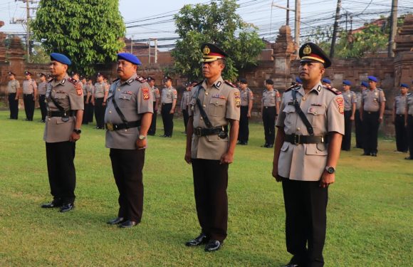 Kapolresta Denpasar Pimpin Sertijab Kasat Polairud dan Kasat Pamobvit, Tekankan Profesionalisme dan Amanah Jabatan