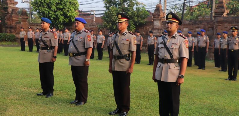 Kapolresta Denpasar Pimpin Sertijab Kasat Polairud dan Kasat Pamobvit, Tekankan Profesionalisme dan Amanah Jabatan