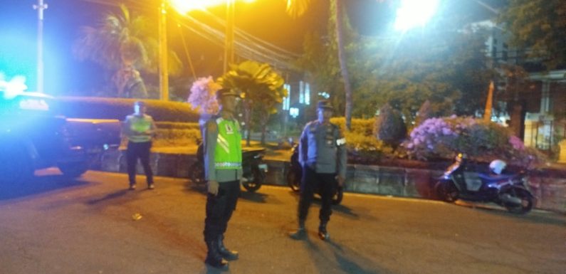 Polsek Dentim Gelar Patroli Skala Besar, Sejumlah Titik Rawan Jadi Sasaran Pengawasan