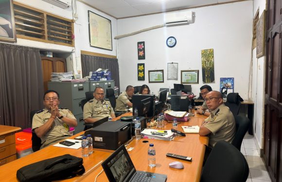 Perkuat Kinerja dan Akuntabilitas, Kantah Klungkung Ikuti Monitoring, Evaluasi, dan Pembinaan Kinerja Kanwil BPN Provinsi Bali