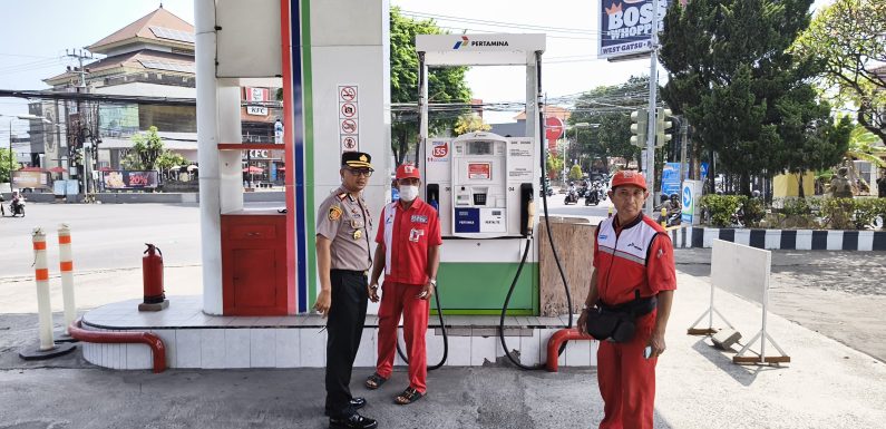 Kapolresta Denpasar Monitoring Sejumlah SPBU, Pastikan Pelayanan BBM Berjalan Kondusif