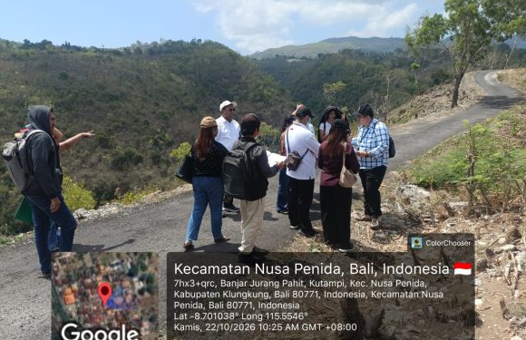 Dukung Penanganan Perkara Pertanahan, Kantor Pertanahan Kabupaten Klungkung Ikuti Pemeriksaan Setempat oleh Pengadilan Negeri Semarapura di Desa Kutampi Kaler, Kecamatan Nusa Penida