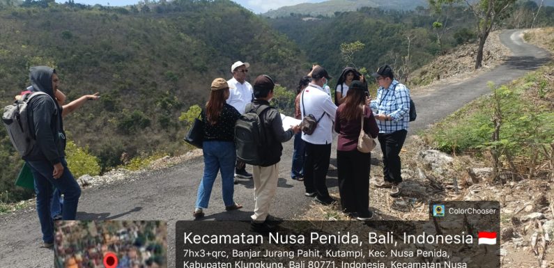 Dukung Penanganan Perkara Pertanahan, Kantor Pertanahan Kabupaten Klungkung Ikuti Pemeriksaan Setempat oleh Pengadilan Negeri Semarapura di Desa Kutampi Kaler, Kecamatan Nusa Penida