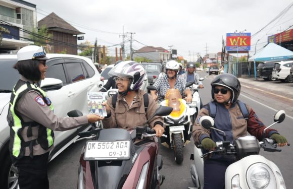 Hari Pertama Ops Patuh Agung 2026 Polresta Denpasar Gencarkan Edukasi Tertib Berlalu Lintas