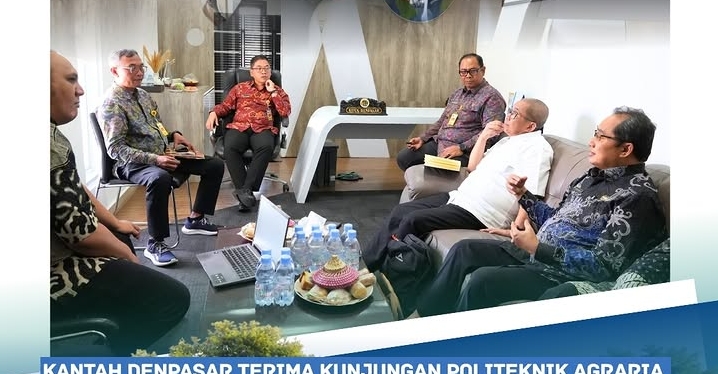 Kantor Pertanahan Kota Denpasar Terima Kunjungan Politeknik Agraria STPN Dalam Rangka Penelitian Penerapan Referensi Tunggal Penilaian Tanah.