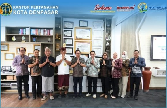 Kantah Kota Denpasar Terima Kunjungan Kerja BPPRD Kota Jambi Guna Konsultasi dan Koordinasi Penerimaan Pajak Daerah