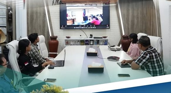 Kantah Kota Denpasar Mengikuti Zoom Meeting Terkait Program Maganghub Kementerian Ketenagakerjaan
