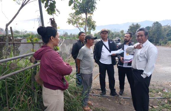 Kantah Bangli Tinjau Permasalahan Tanah di Desa Pinggan