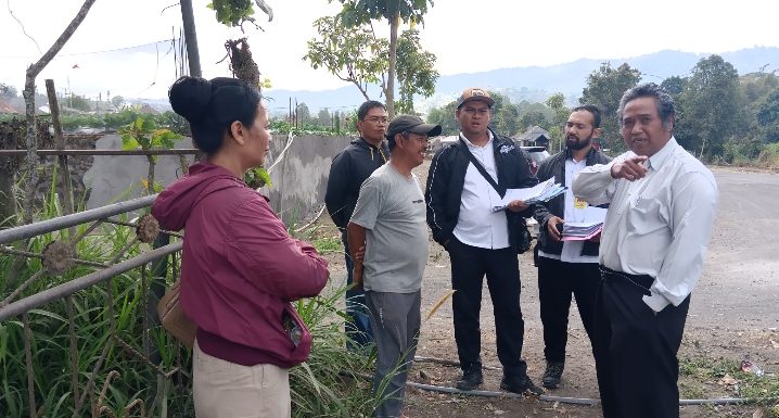 Kantah Bangli Tinjau Permasalahan Tanah di Desa Pinggan