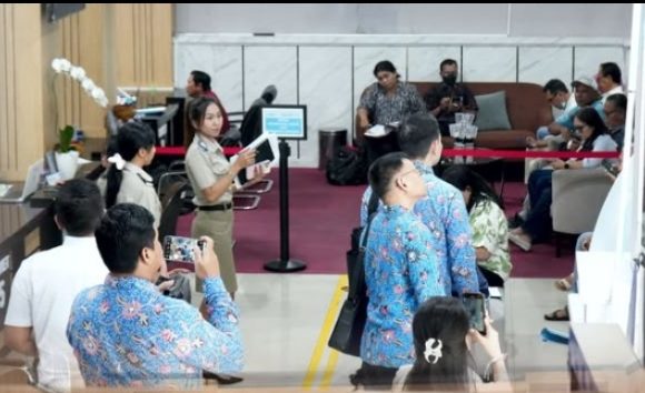 Kantor Pertanahan Kabupaten Badung menerima kunjungan dari Perwakilan Ombudsman Republik Indonesia Provinsi Bali