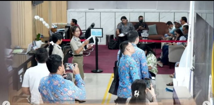 Kantor Pertanahan Kabupaten Badung menerima kunjungan dari Perwakilan Ombudsman Republik Indonesia Provinsi Bali