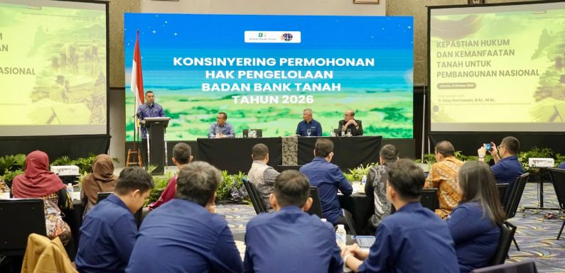 Konsinyering HPL Badan Bank Tanah, Wamen Ossy Ingatkan Soal Keseimbangan Kecepatan Layanan dan Kepastian Hukum